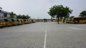 School Buses of Prabhat Kids School